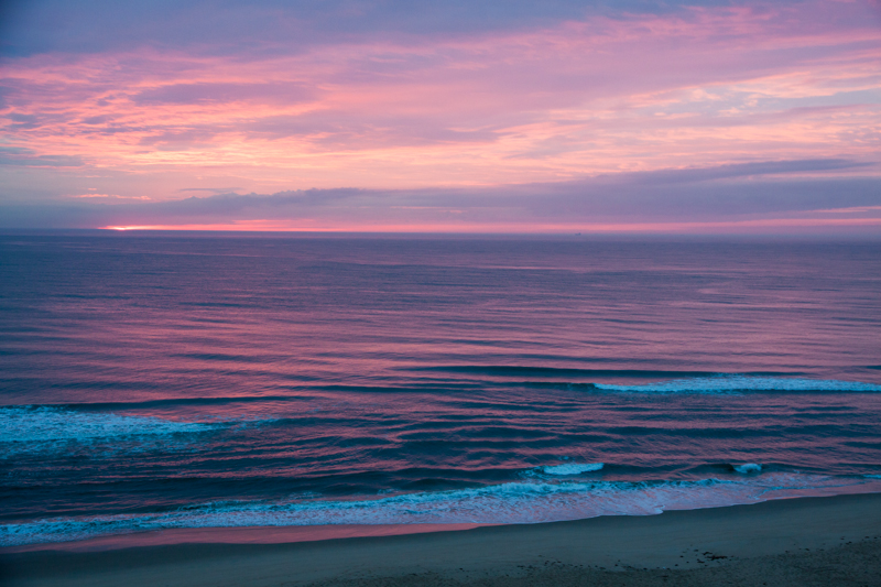 April: Sunrise over the Atlantic; Virginia Beach.